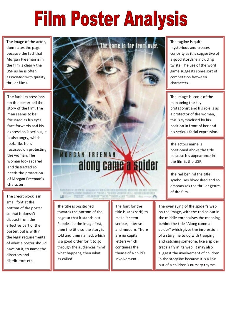 movie poster analysis essay