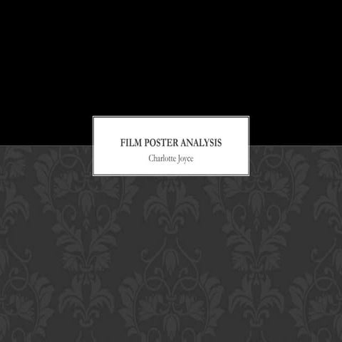 Film poster analysis