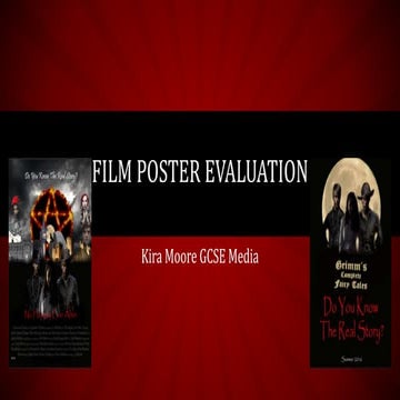 Film poster analysis | PDF