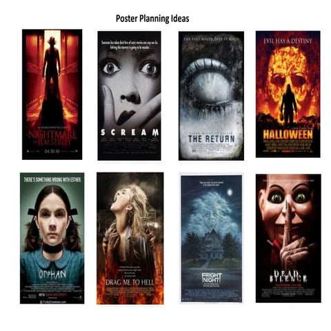 Film poster planning ideas
