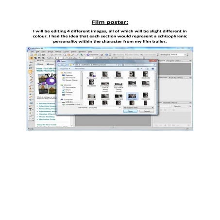 Film poster print screens.