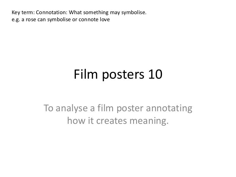 Film posters lesson 2