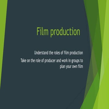 Film production