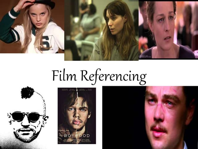 Film referencing a2