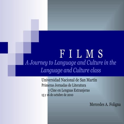 Films in the Language and Culture class