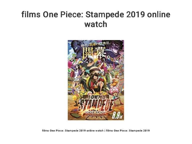 One Piece Stampede Online