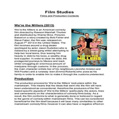 Film studies   films and production contexts (autosaved)