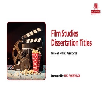 Innovative Film Studies Dissertation Titles for Academic Excellence