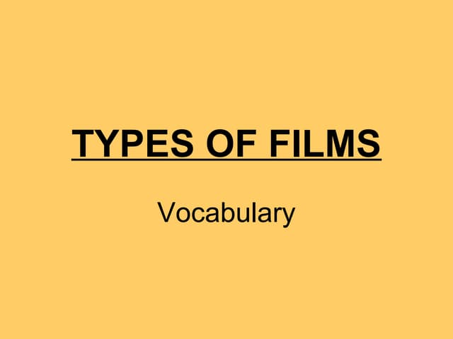 Films vocabulary[1]
