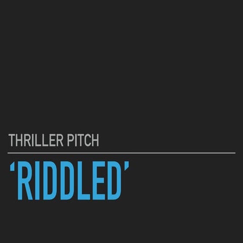 Film thriller pitch