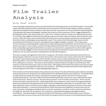 Film trailer analysis 2 complete