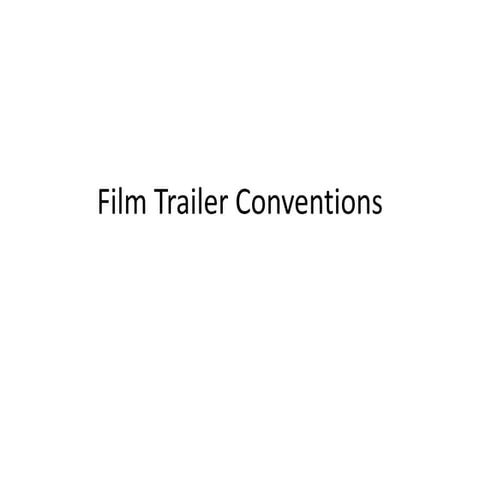 Film trailer conventions[1]