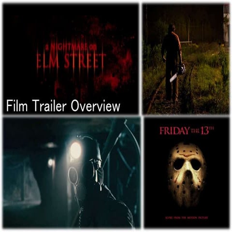 Film Trailer Overview Pptx Horror Genres