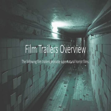 Film trailers overview 
