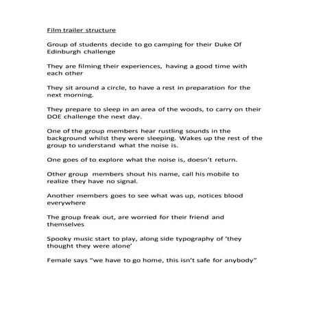 Film trailer structure