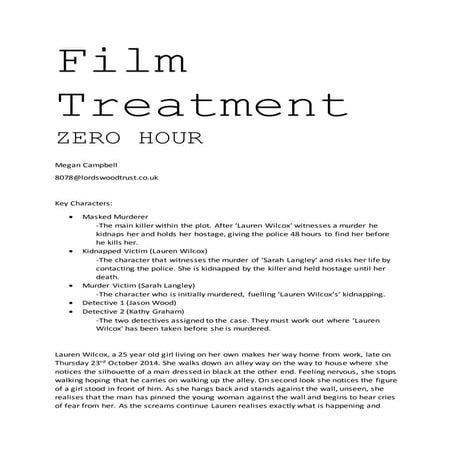 Film Treatment