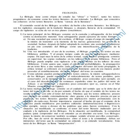 Filología | DOCX
