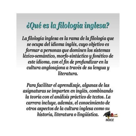 Filología inglesa: definición