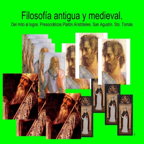 Filosofía antigua y medieval