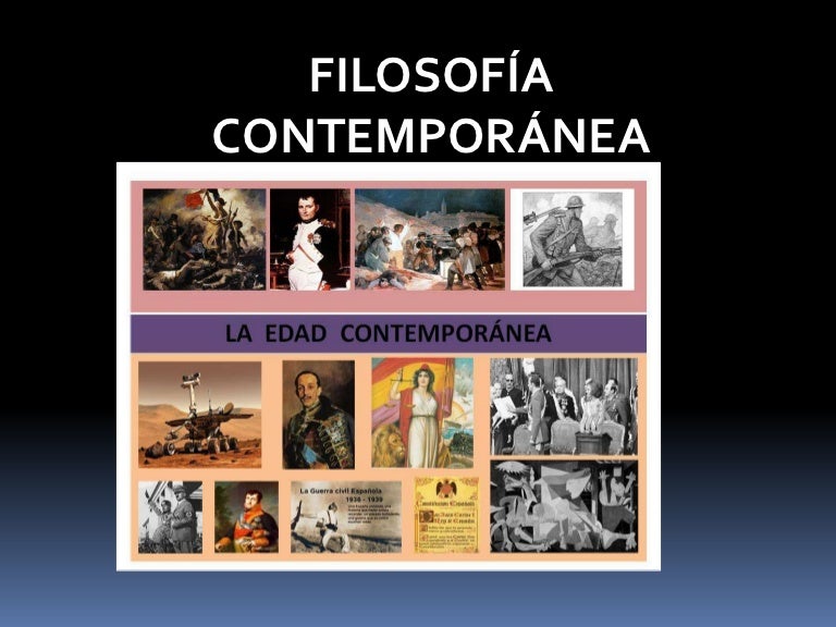 Filosofía contemporanea