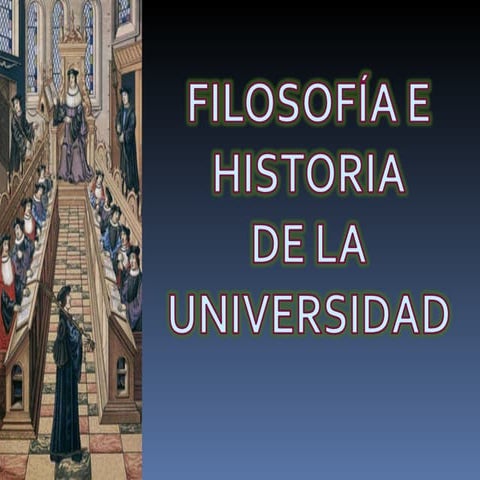 Filosofía e historia de la universidad sittón-mòdulo 1