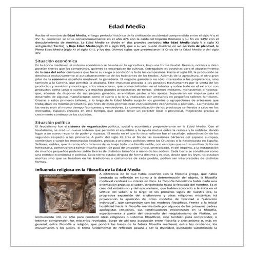 Filosofía en la edad media