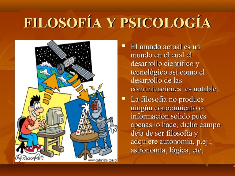 Filosofía y psicología