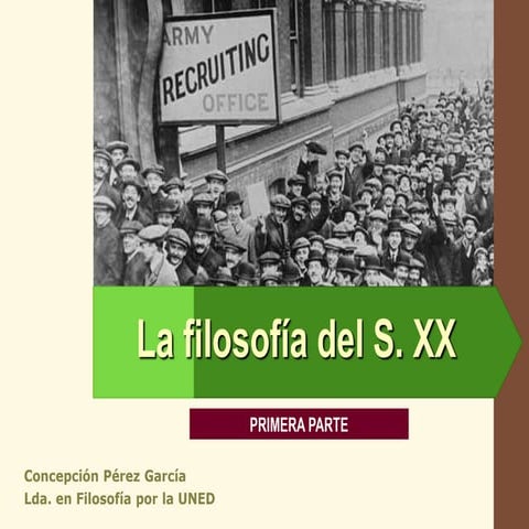 Filosofía s. xx. parte i