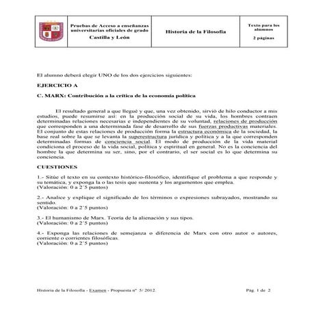 Filosofia junio 2012