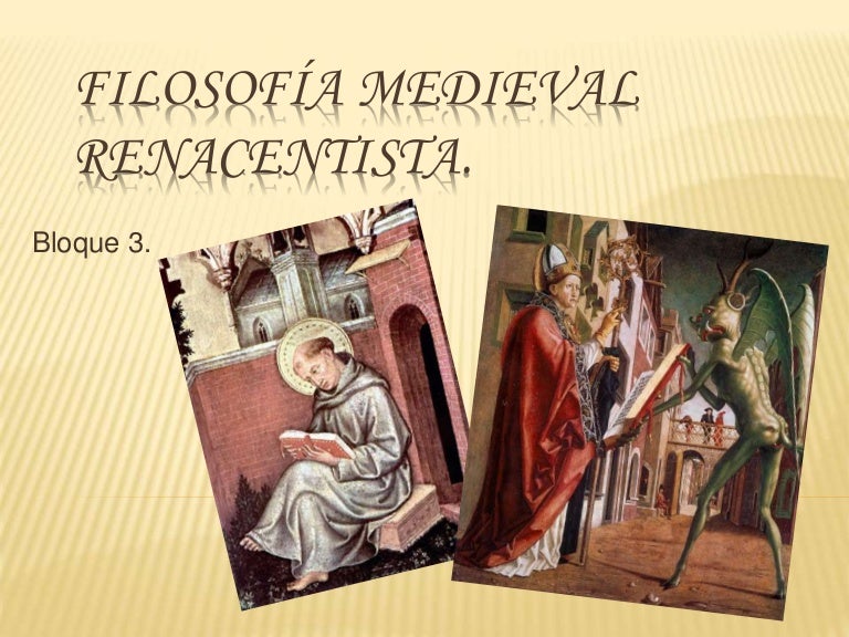A Filosofia Medieval Possuía Suas Caracteristicas Proprias