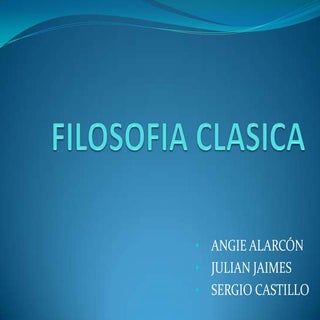 Filosofia clasica
