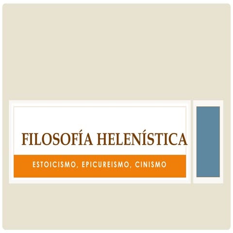 Filosofia helenistica