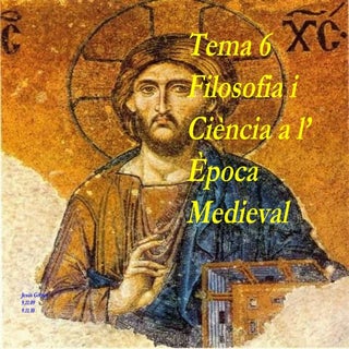 Filosofia i Ciencia Època Medieval
