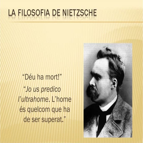 Filosofia nietzsche