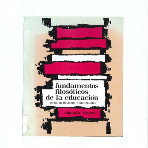 Fundamentos filosoficos de la educacion