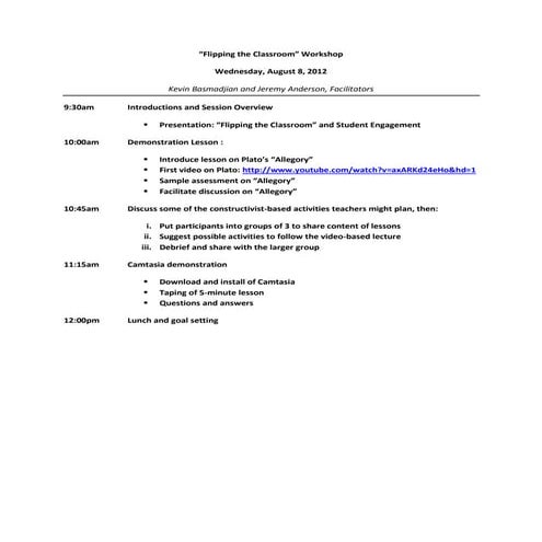 Training Design sample | DOCX
