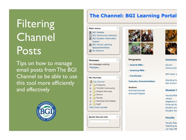 Filtering BGIedu Channel posts