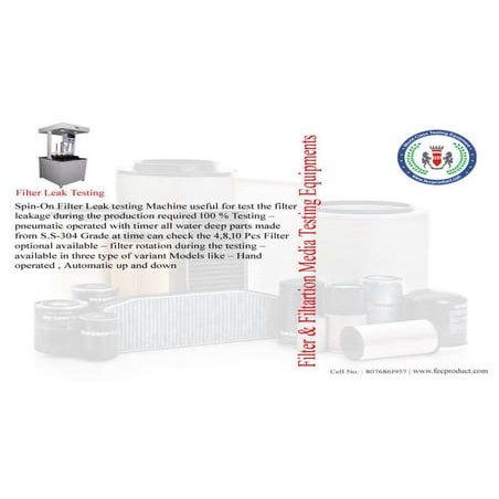 Filter Leak Testing | PDF