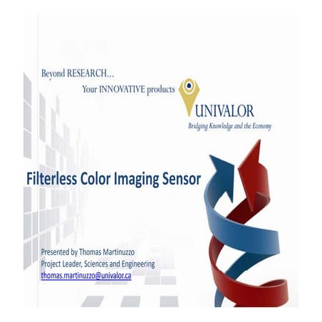 Filterless Corlor Imaging Sensor | PDF
