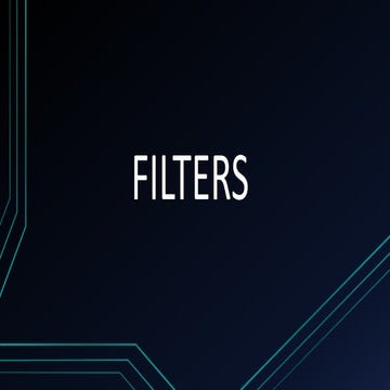 Filters | PPTX