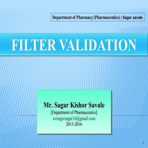 Filter validation | PPT
