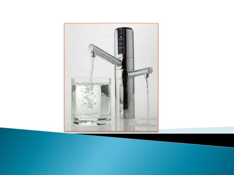 Filter your water to remove acids, chemicals and germs