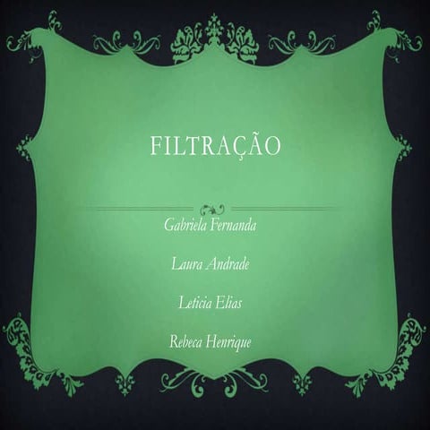 Filtração