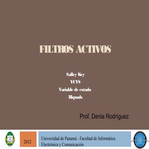 Filtros Activos I