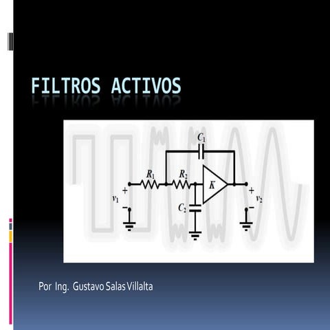 Filtros activos presentacion para la clase modelo