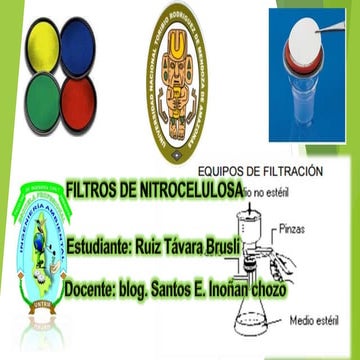 Filtros nitrocelulosa