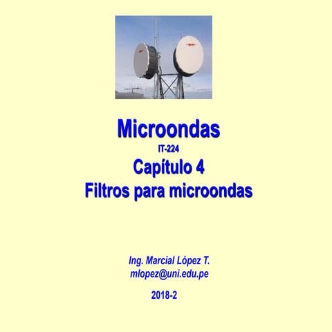 Capítulo IV - Microondas - Filtros para microondas