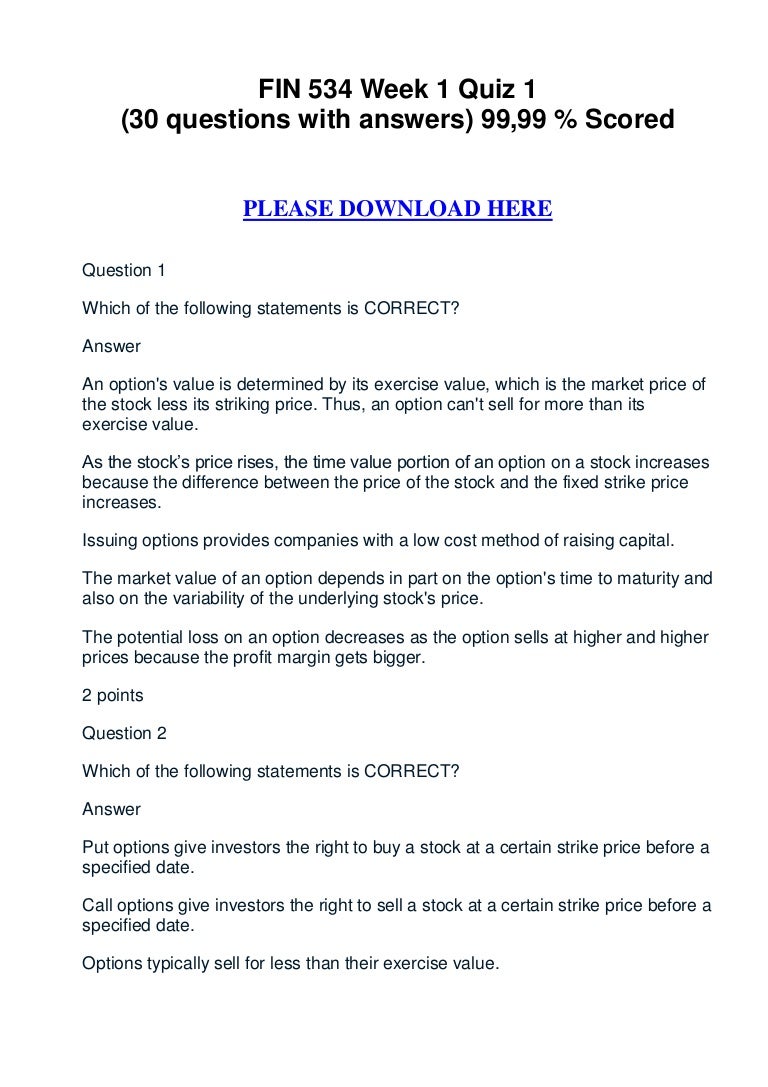 Finance 534 essay picture