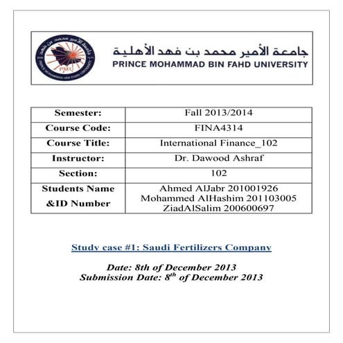 Case Study: Hedging  for SFC