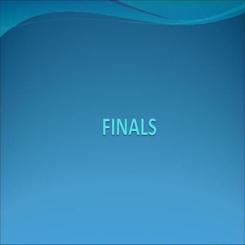 Wanderlust - Finals